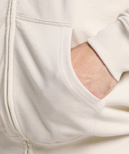 Gymshark Atlas Zip Up Hoodie Oat White