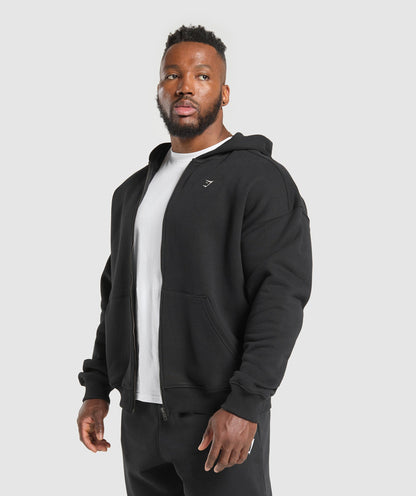 Gymshark Doberman Graphic Hoodie Black
