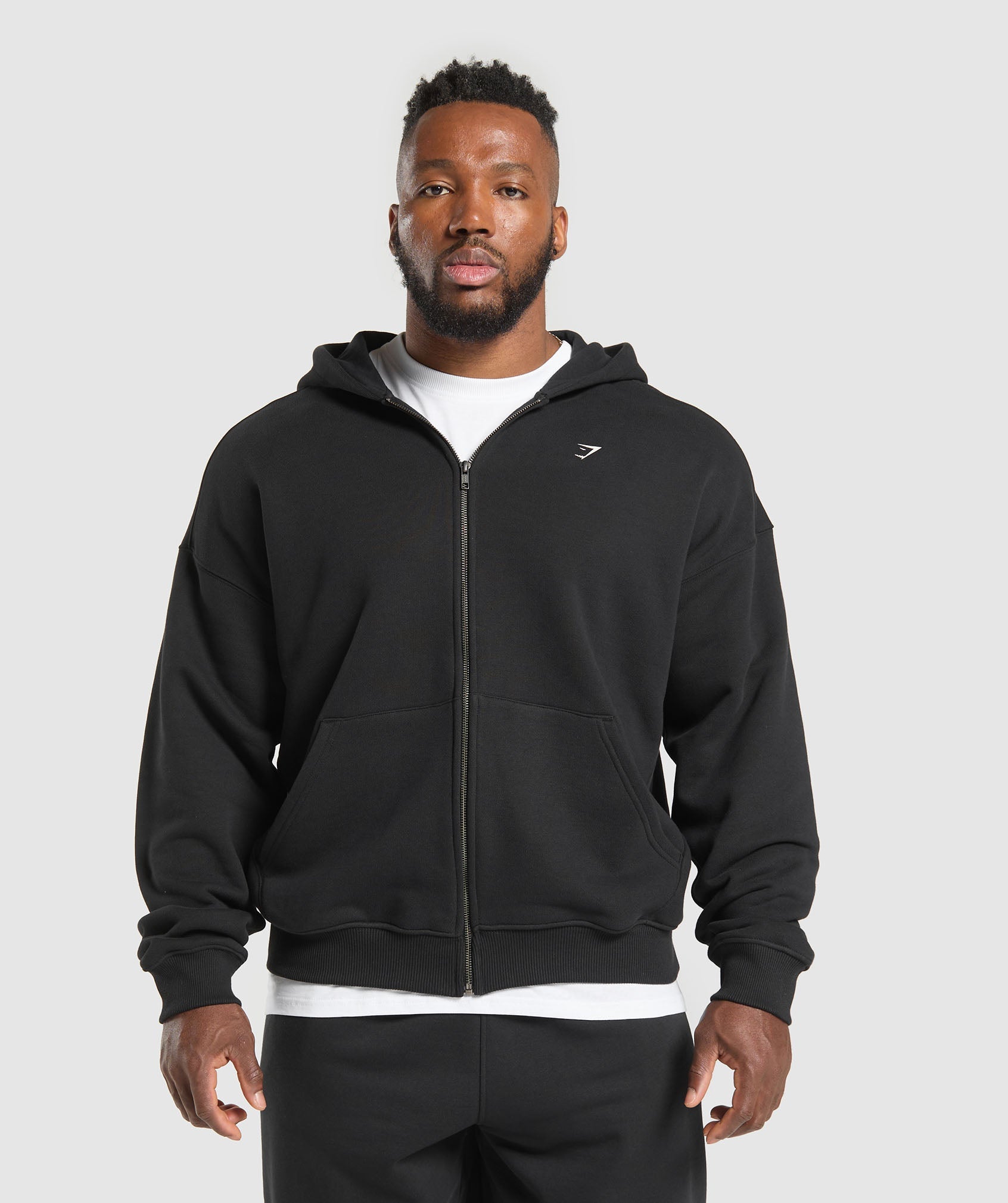 Gymshark Doberman Graphic Hoodie Black