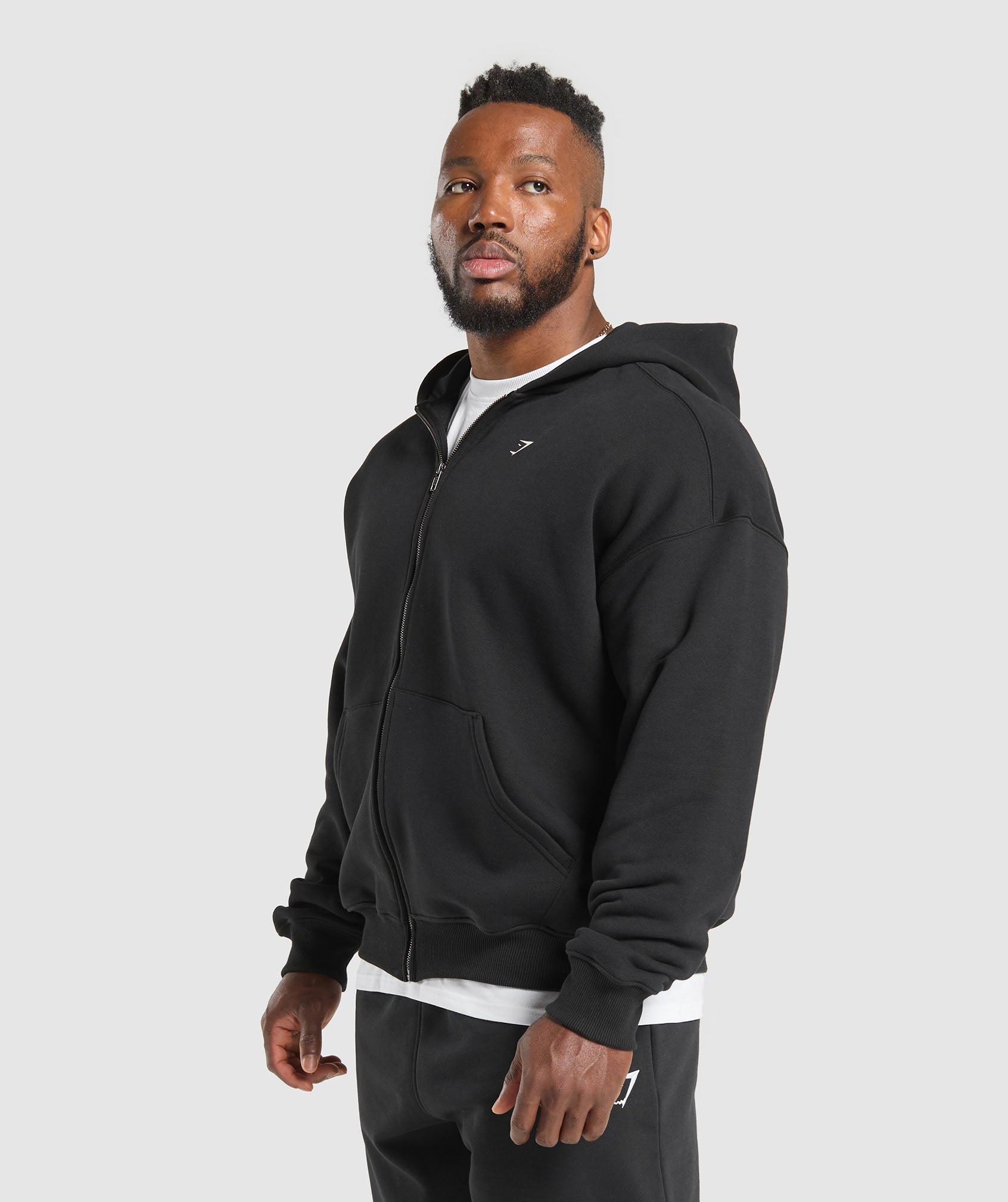 Gymshark Doberman Graphic Hoodie Black