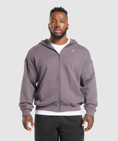 Gymshark Doberman Graphic Hoodie Brushed Purple