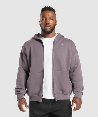 Gymshark Doberman Graphic Hoodie Brushed Purple