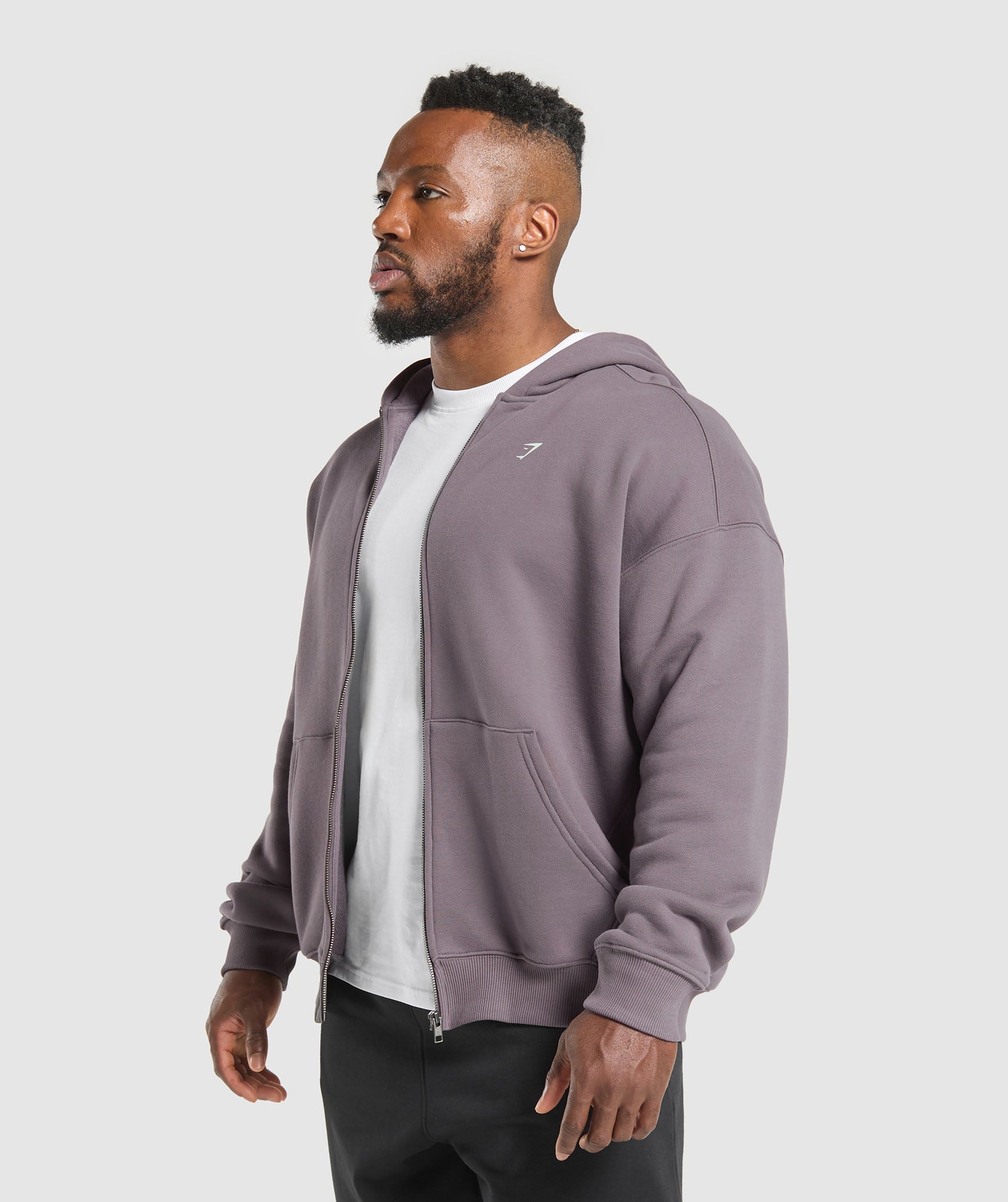 Gymshark Doberman Graphic Hoodie Brushed Purple