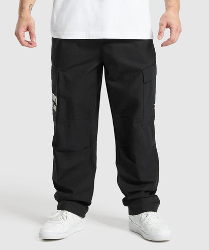 Gymshark Lifting Club Ripstop Cargo Black