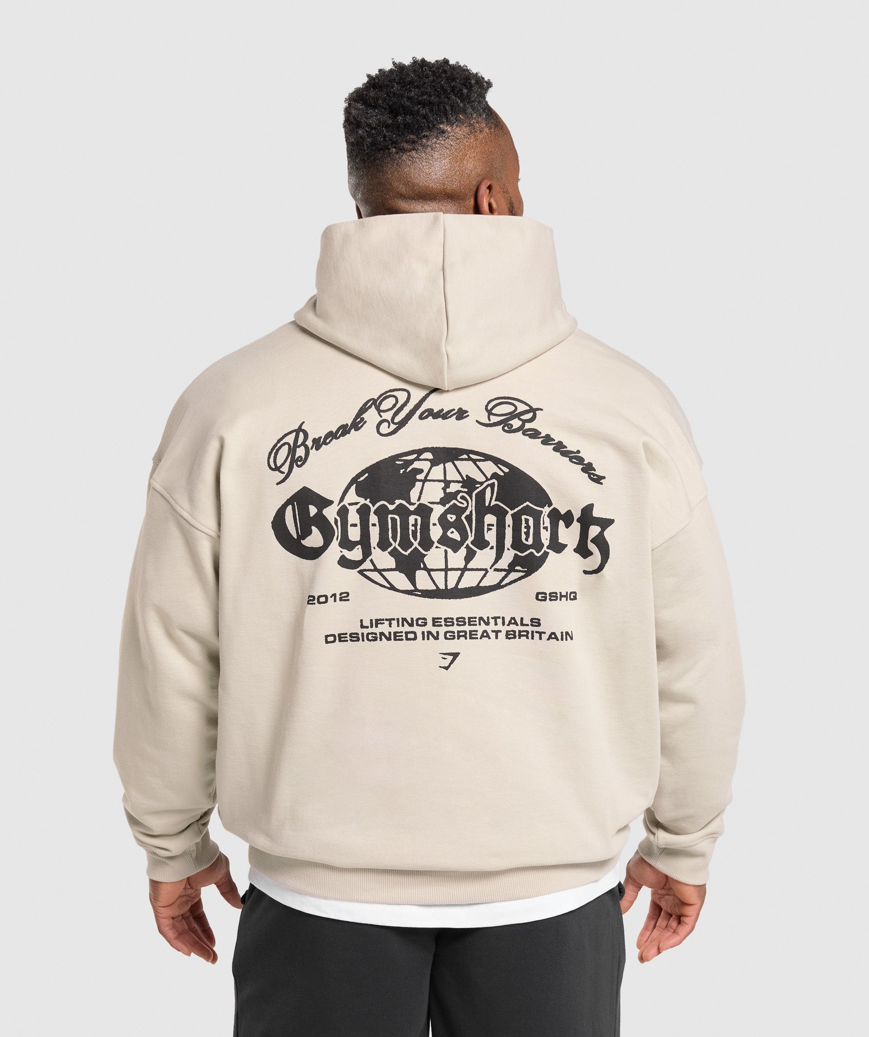 Gymshark Break Your Barriers Hoodie Pebble Grey