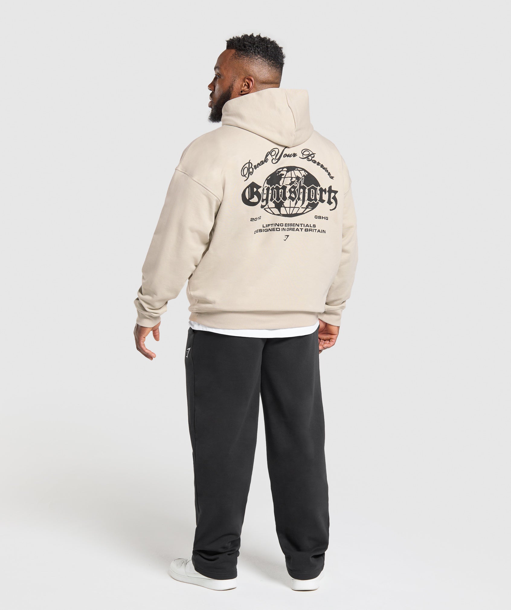 Gymshark Break Your Barriers Hoodie Pebble Grey