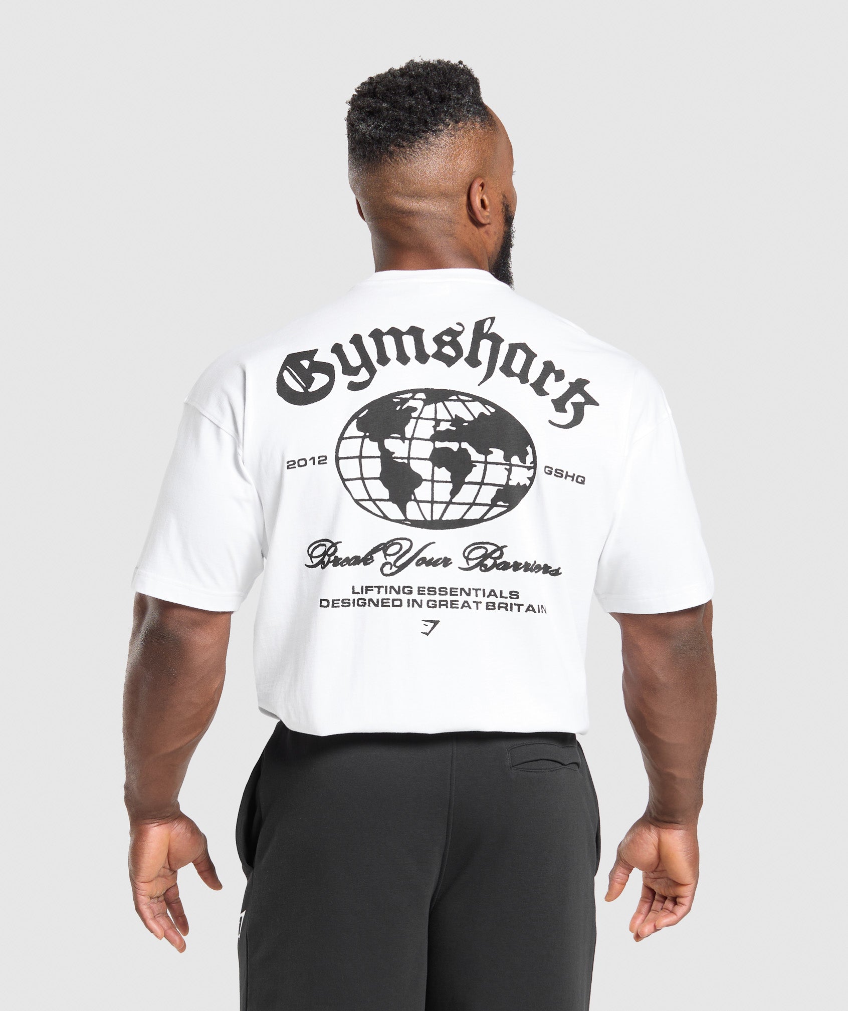 Gymshark Break Your Barriers T-Shirt White