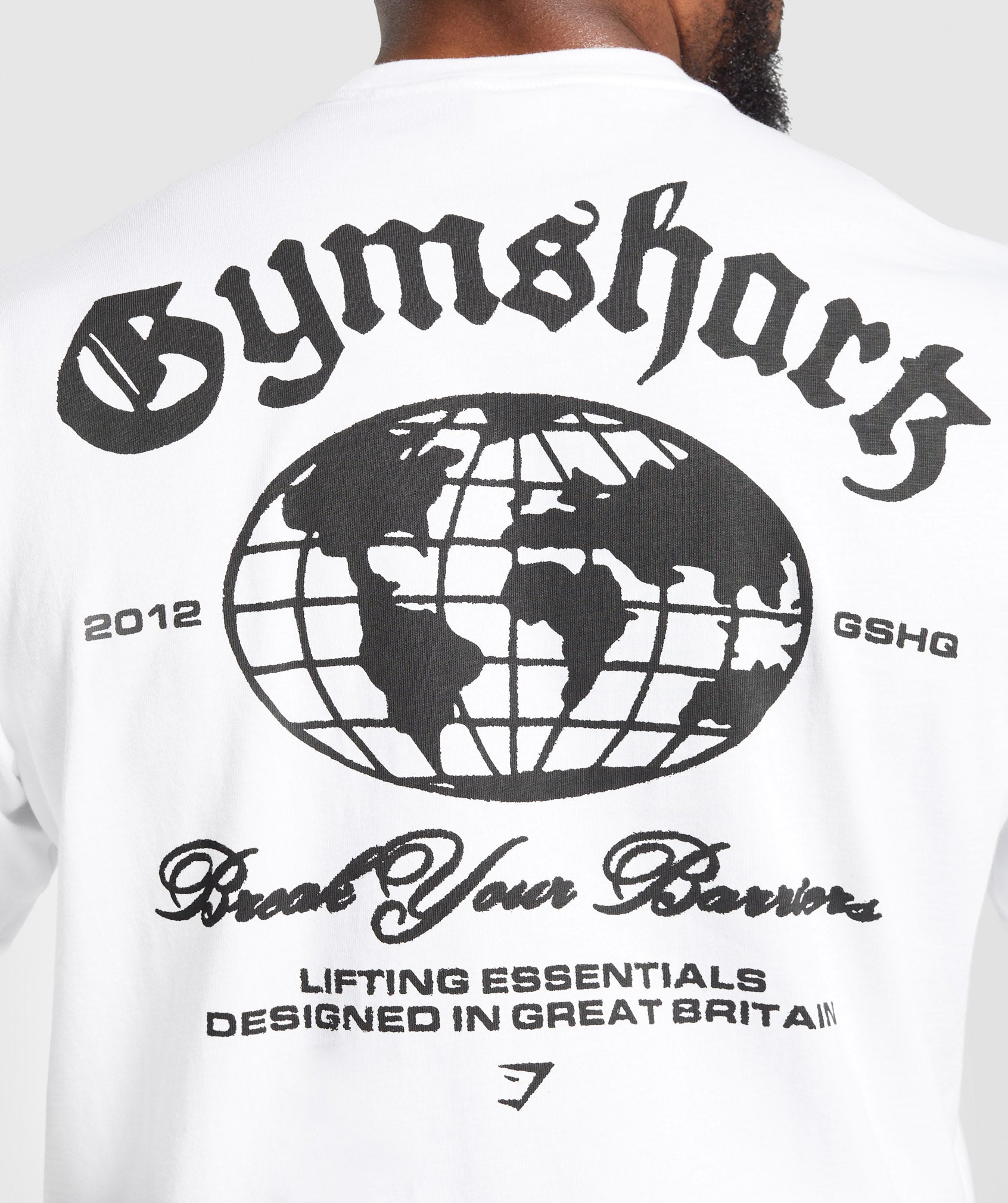 Gymshark Break Your Barriers T-Shirt White