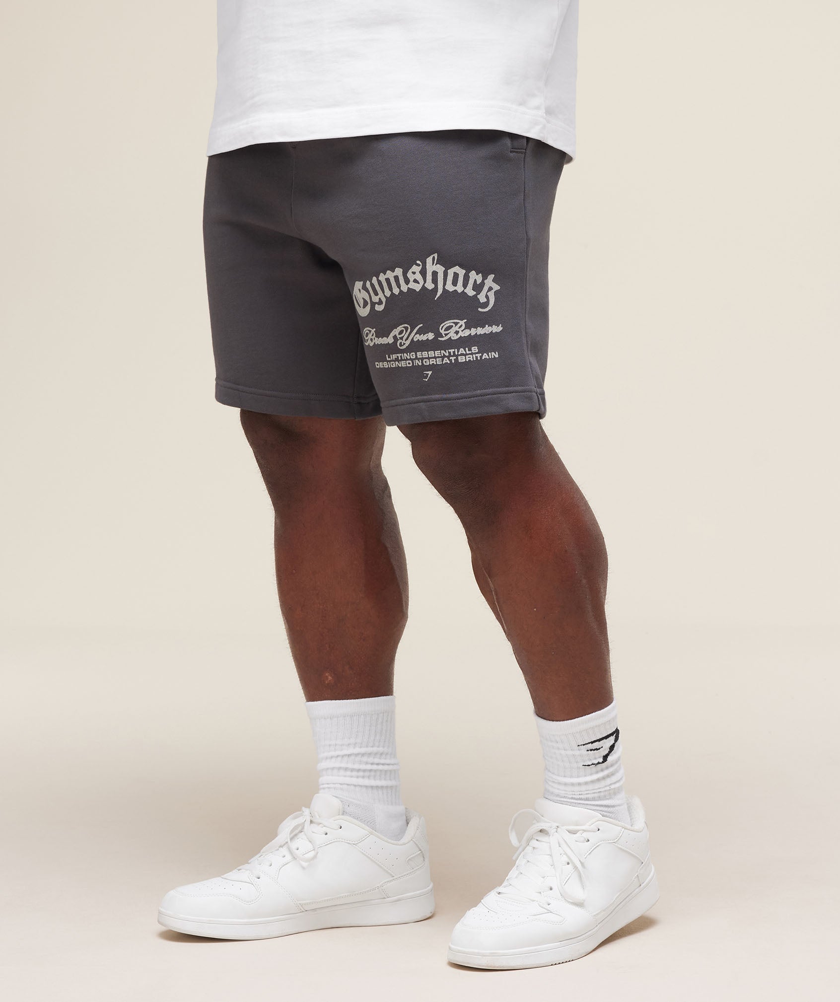 Gymshark Break Your Barriers Shorts Onyx Grey