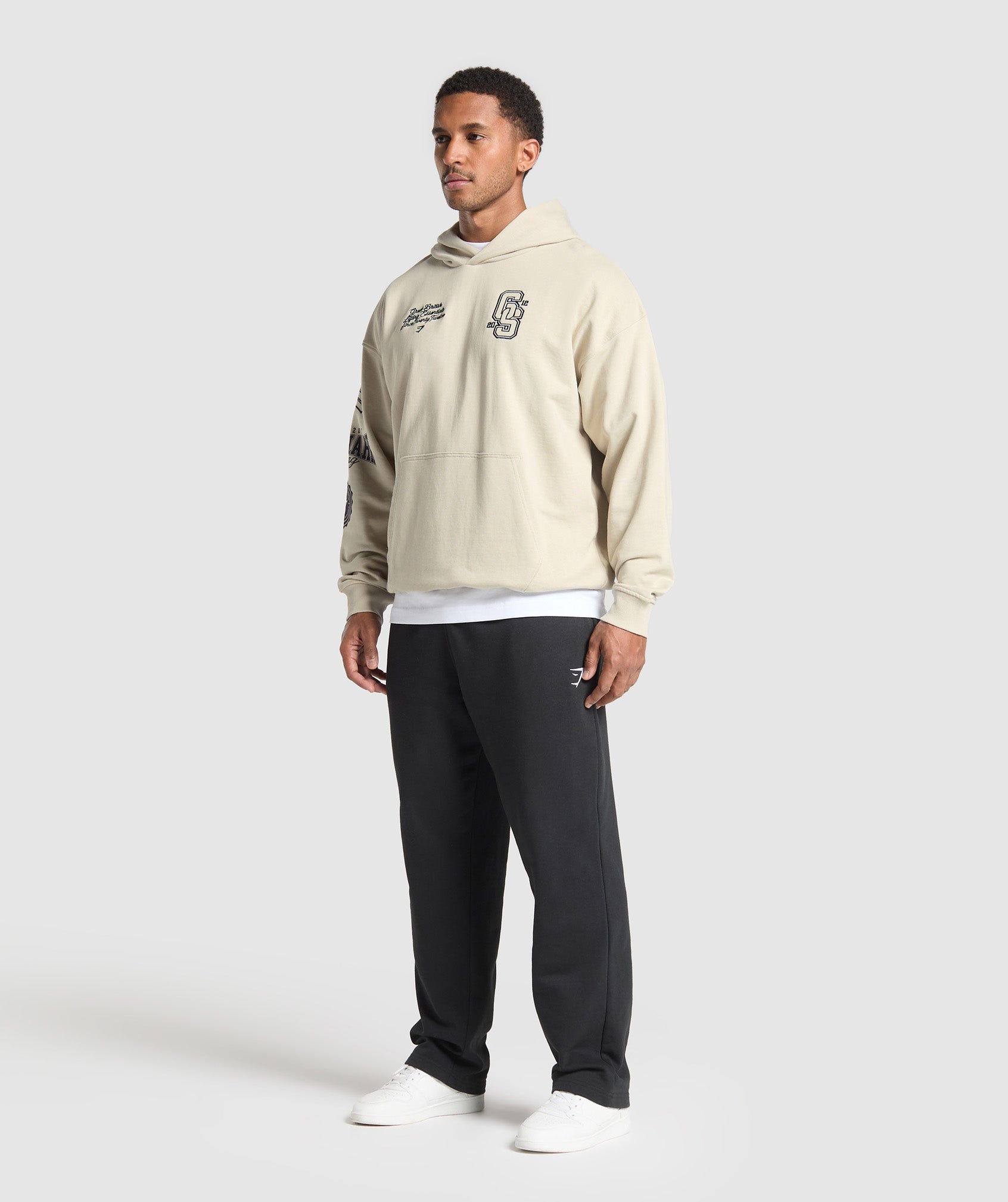 Gymshark Lifting Essentials Hoodie Pebble Grey
