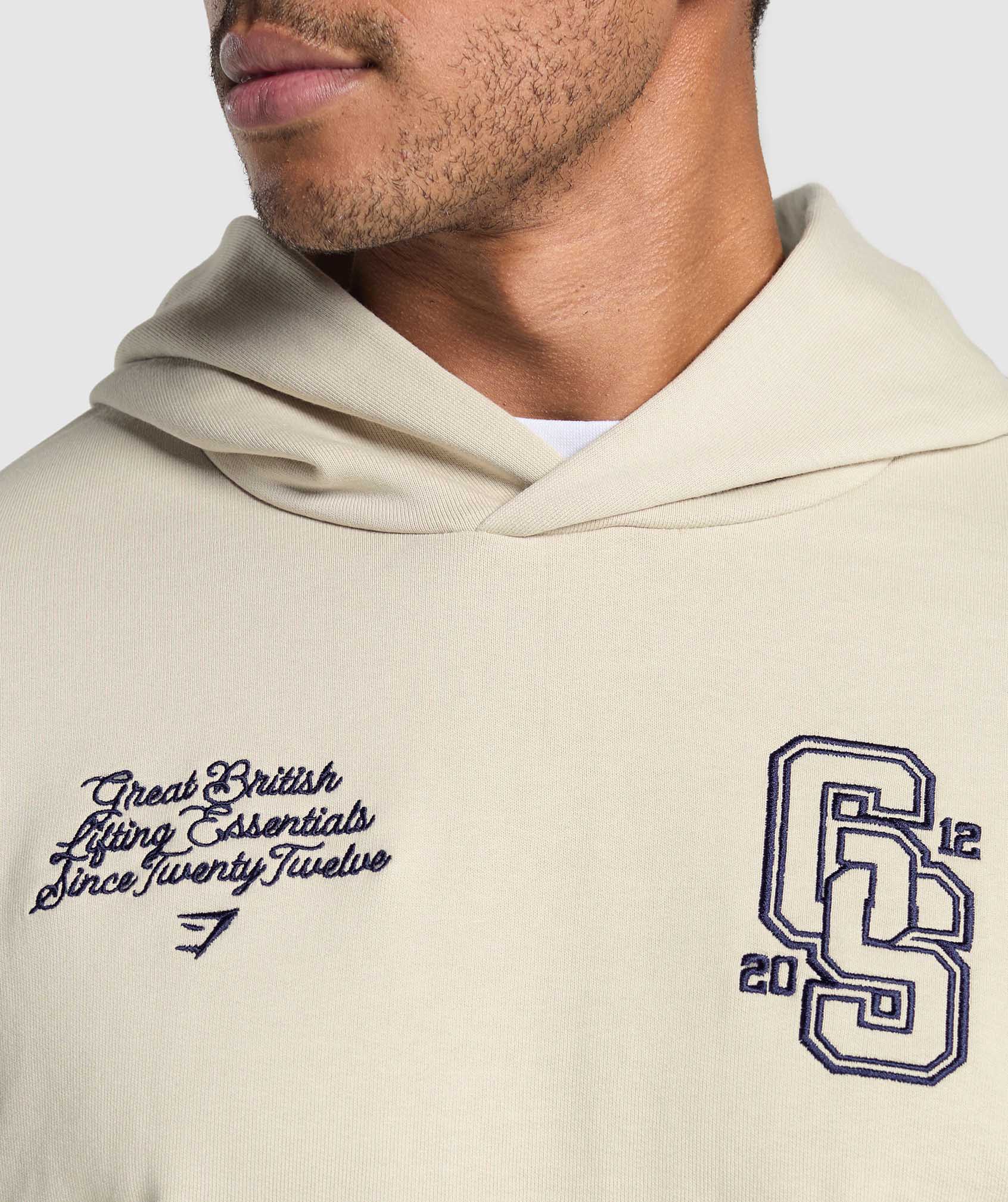 Gymshark Lifting Essentials Hoodie Pebble Grey