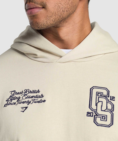 Gymshark Lifting Essentials Hoodie Pebble Grey