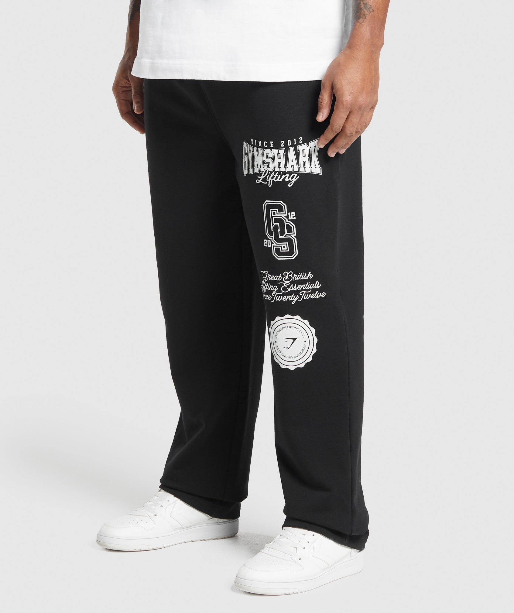 Gymshark Lifting Essentials Straight Leg Pant Black