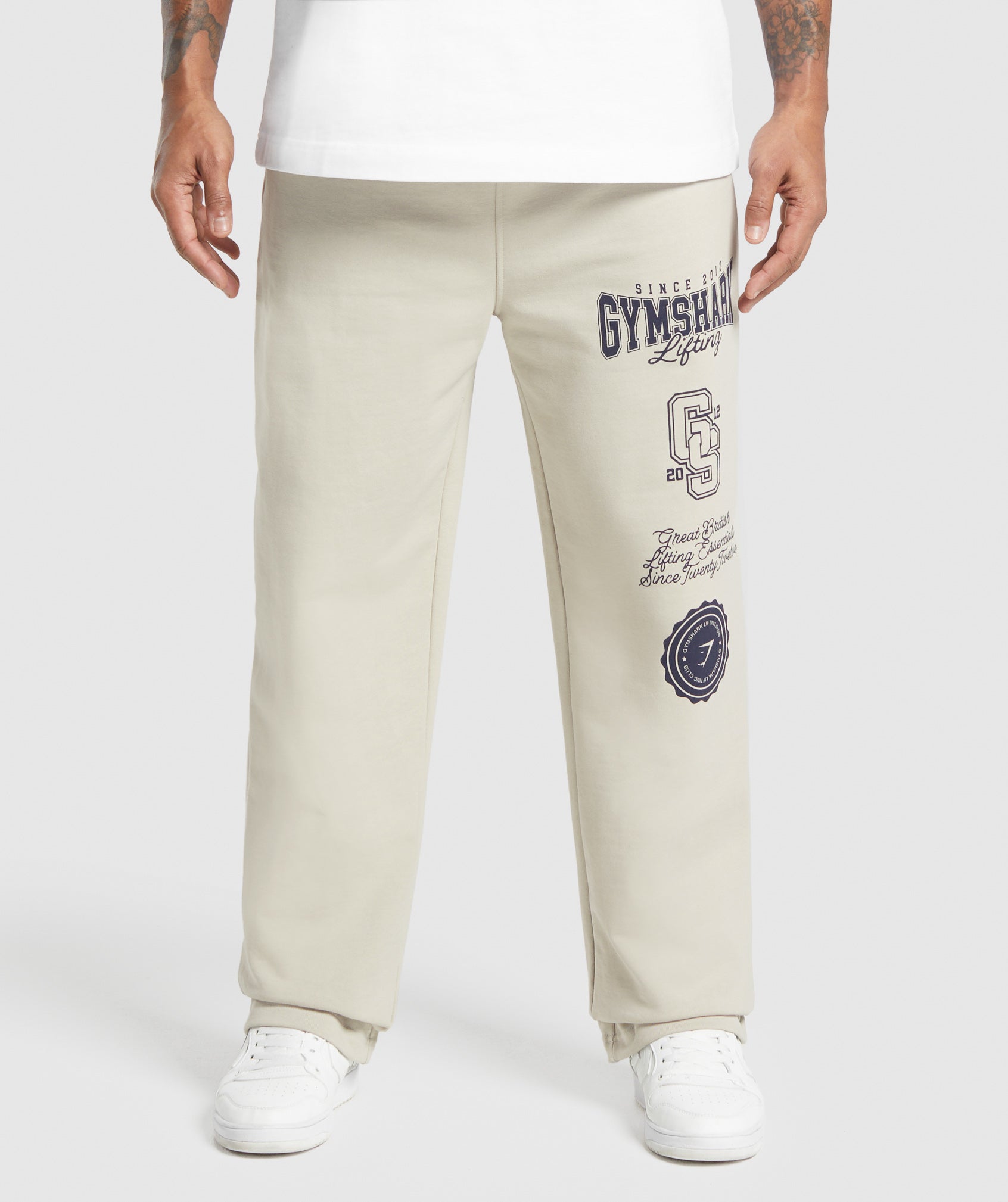 Gymshark Lifting Essentials Straight Leg Pant Pebble Grey
