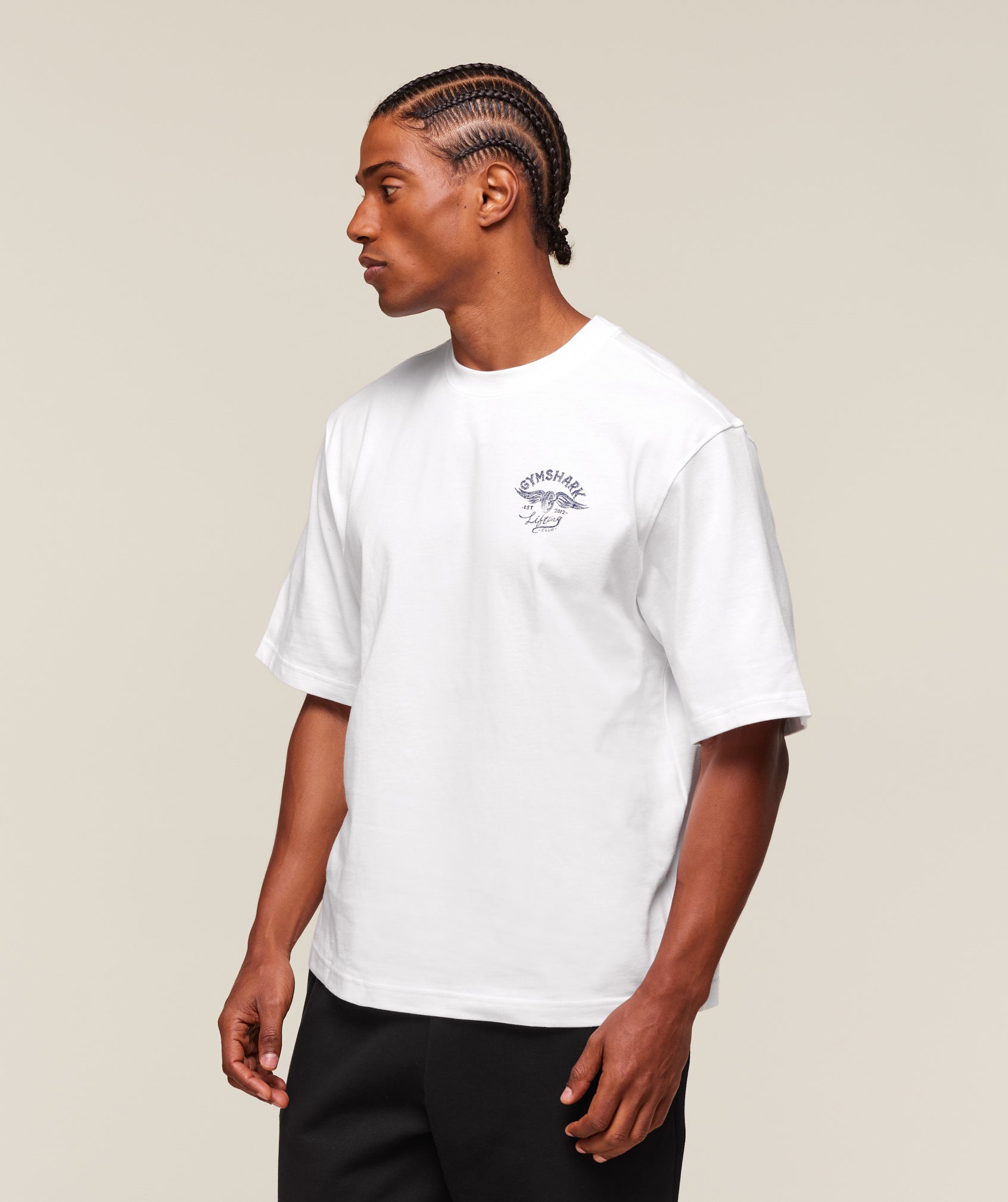 Gymshark Flying Weights T-Shirt White