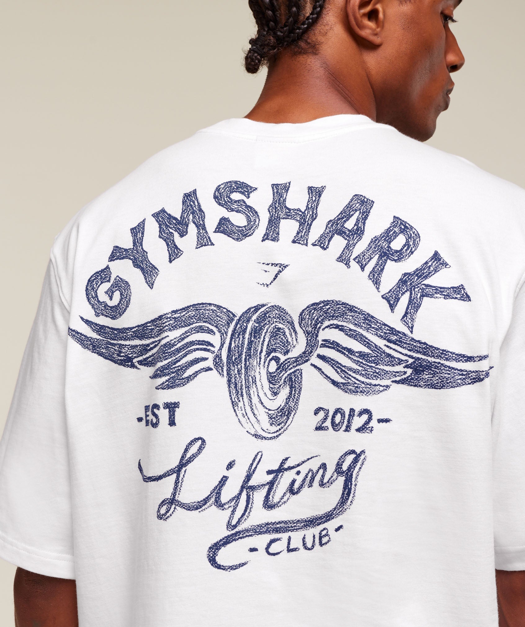 Gymshark Flying Weights T-Shirt White
