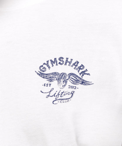 Gymshark Flying Weights T-Shirt White
