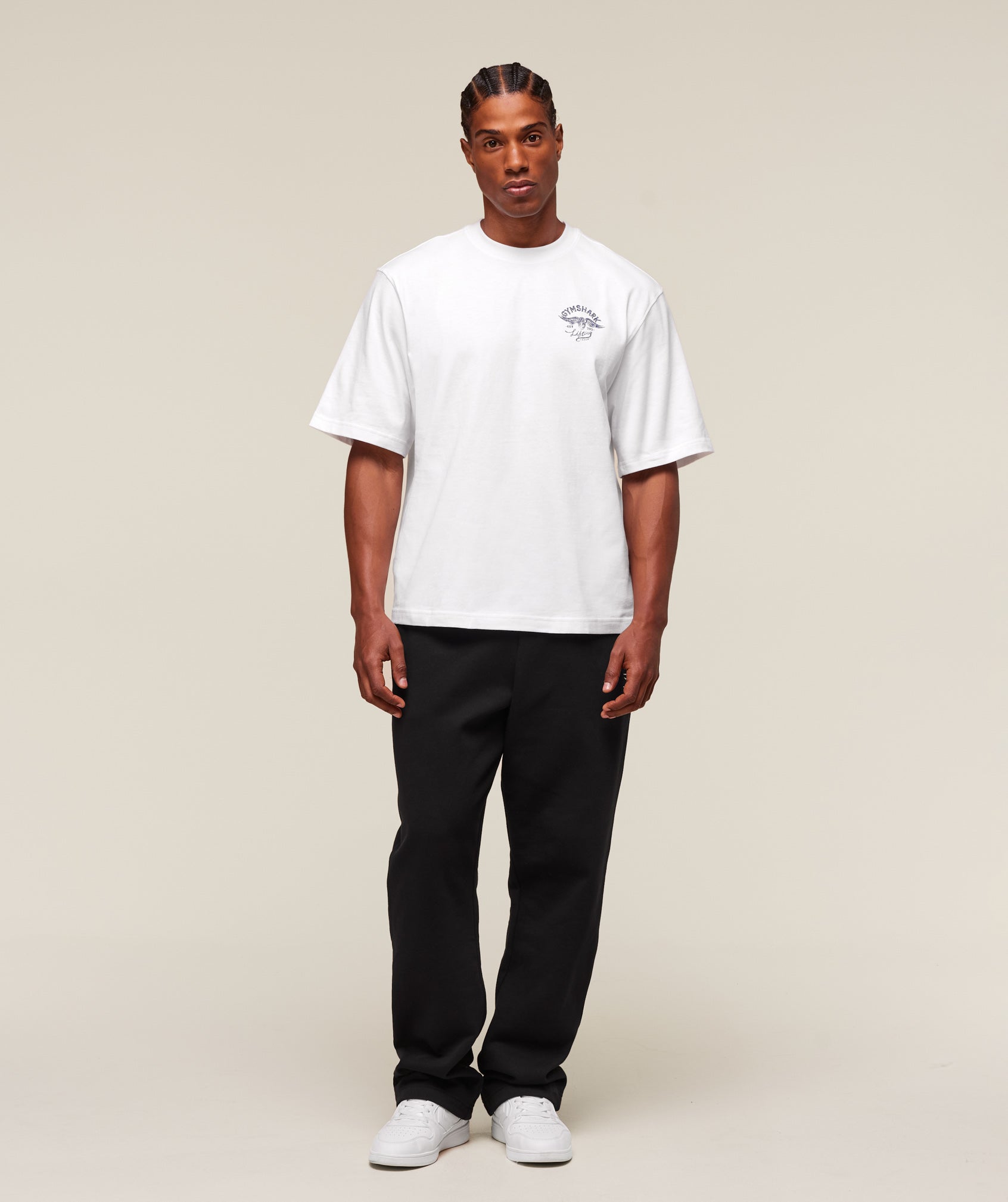 Gymshark Flying Weights T-Shirt White