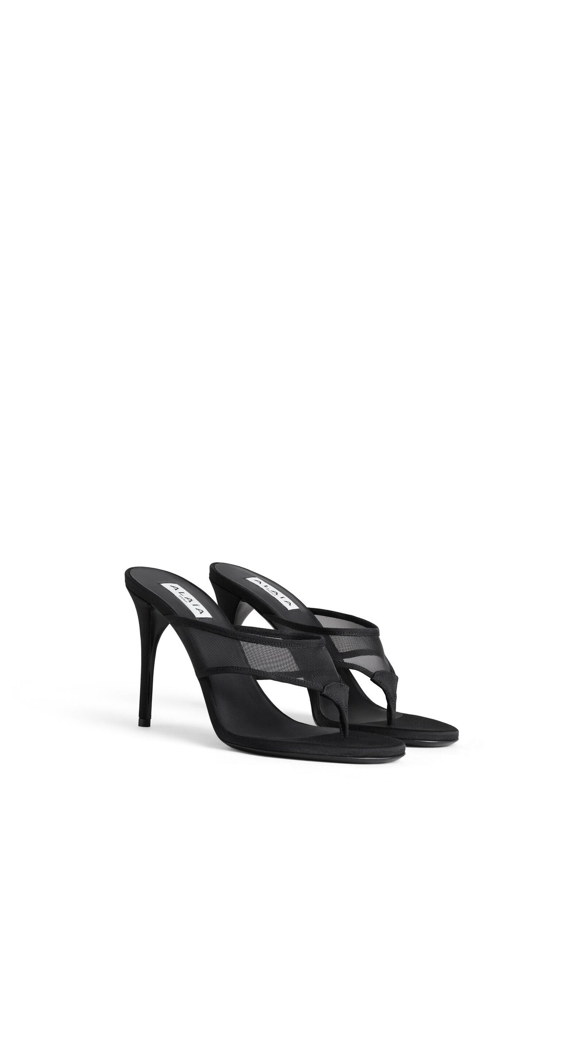 Alaïa Mules Tong In Mesh