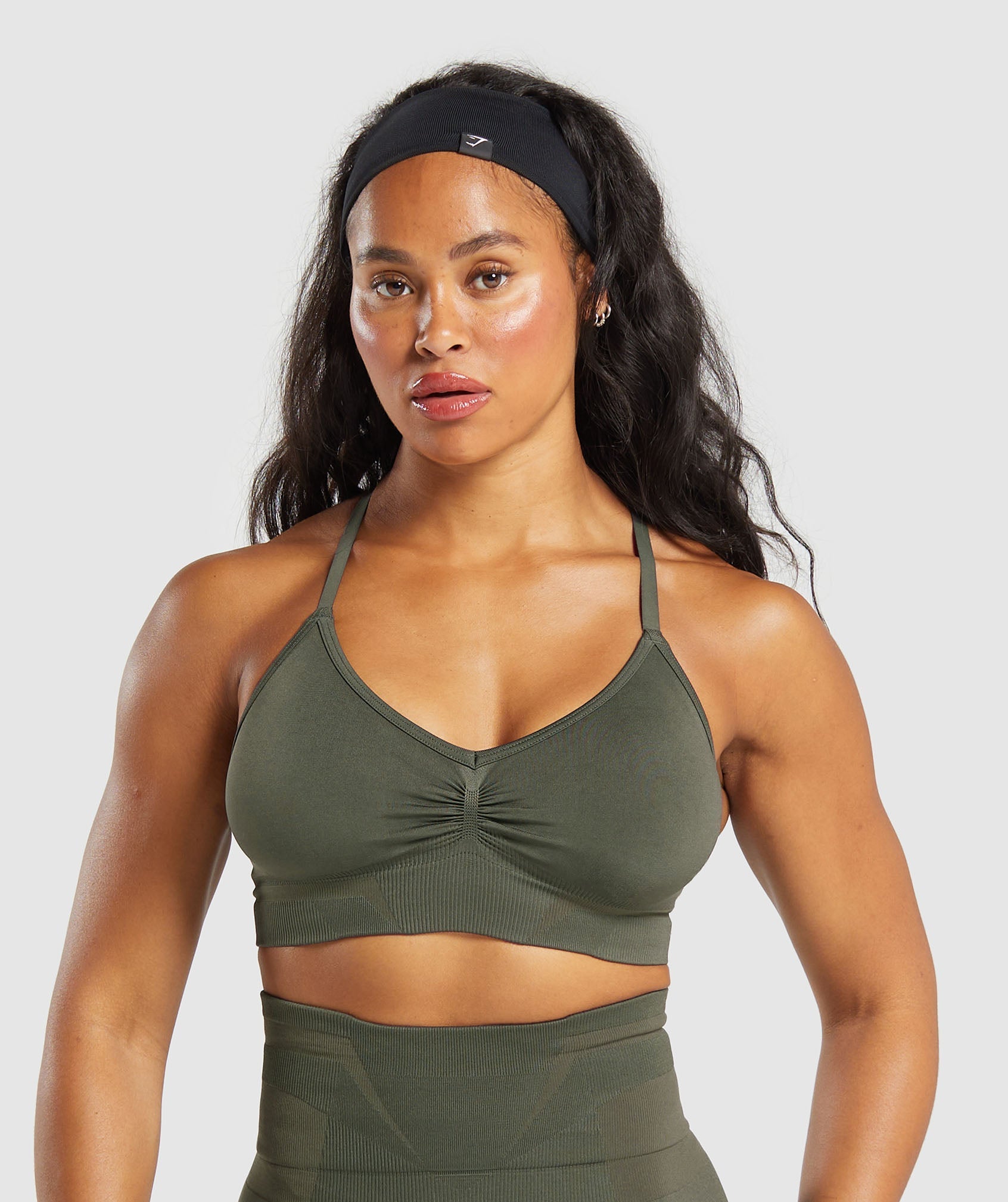 Women's Gymshark Boost Bra Strength Green