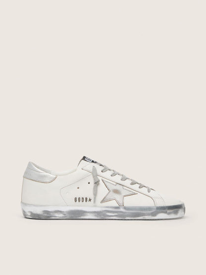 Golden Goose Mens Super-Star With Laminated Star And Heel Tab Mens