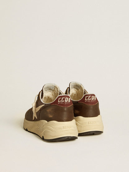 Golden Goose Running Sole In Nylon And Leather With Tpu Star And Nubuck Heel Tab Mens
