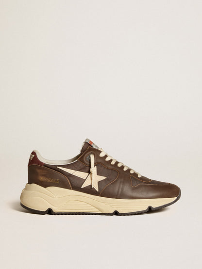 Golden Goose Running Sole In Nylon And Leather With Tpu Star And Nubuck Heel Tab Mens