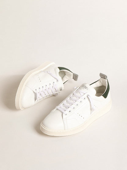 Golden Goose Bio-Based Starter With Green Leather Heel Tab Mens