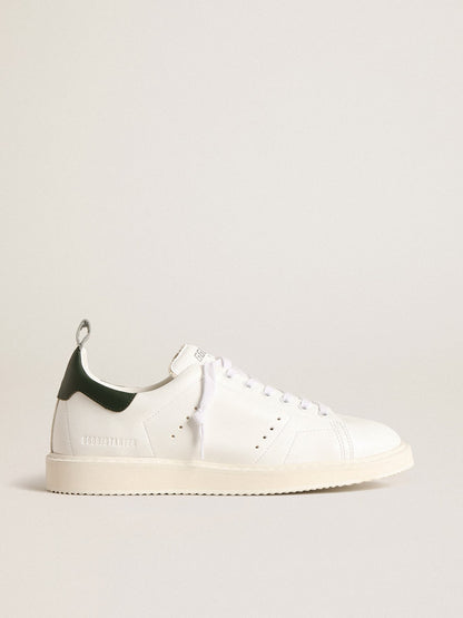 Golden Goose Bio-Based Starter With Green Leather Heel Tab Mens