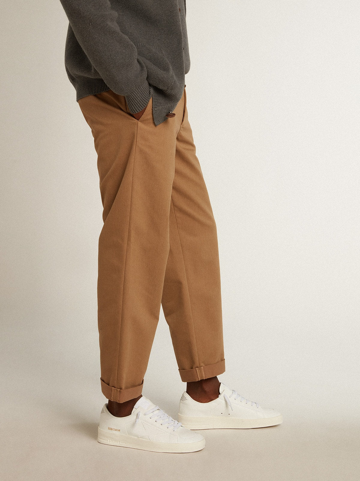 Golden Goose Mens Bio-Based Stardan With White Star And Heel Tab Mens