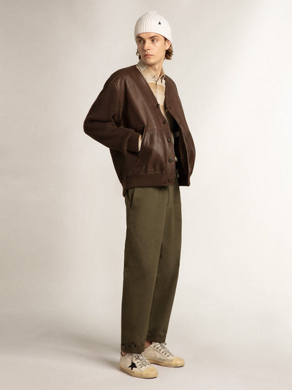 Golden Goose Mens V-Star With Black Suede Star And Embroidered Lettering Mens