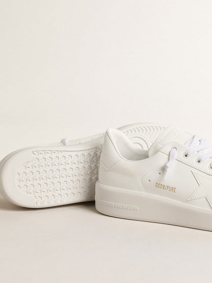 Golden Goose Mens Bio-Based Purestar With White Star And Heel Tab Mens