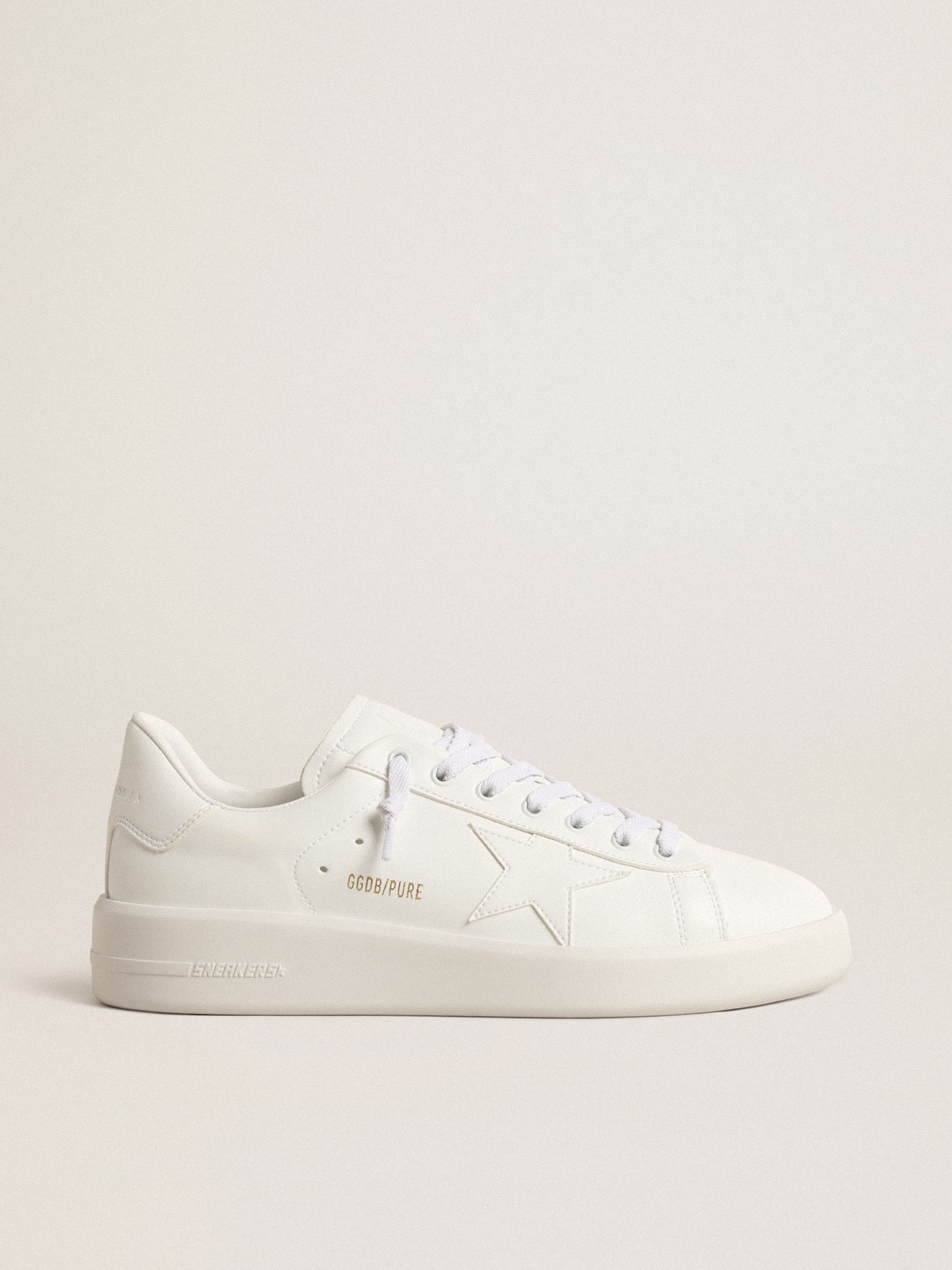 Golden Goose Mens Bio-Based Purestar With White Star And Heel Tab Mens