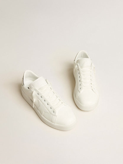 Golden Goose Mens Bio-Based Purestar With White Star And Mirror-Effect Heel Tab Mens