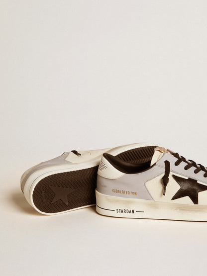 Golden Goose Mens Stardan Ltd In Nappa And Leather With Suede Star And Leather Heel Tab Mens