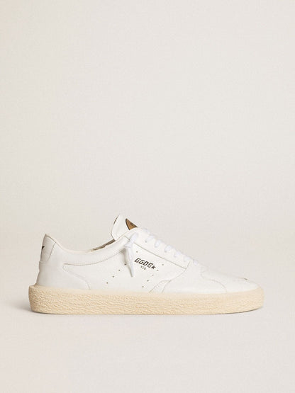 Golden Goose Mens Tenth Star In White Leather Mens