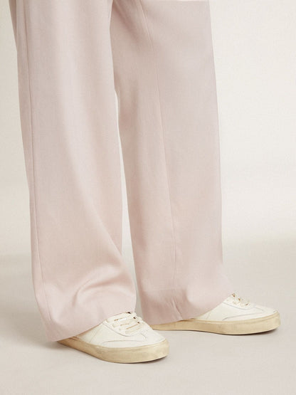 Golden Goose Soul Star In White Nappa Leather With White Leather Star Mens