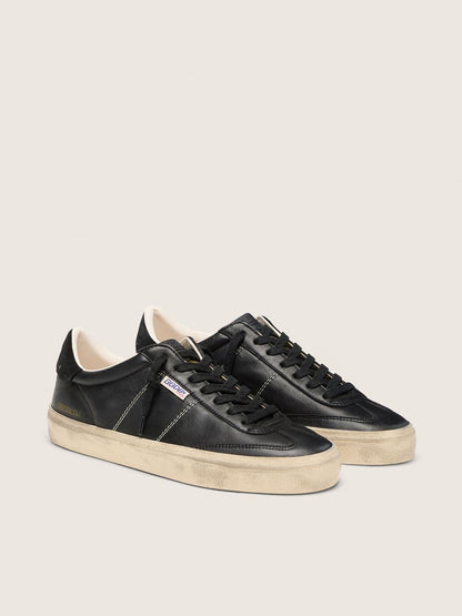 Golden Goose Mens Soul Star In Black Bio-Based Nappa Mens