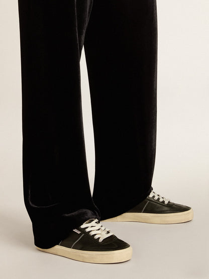 Golden Goose Mens Soul Star In Black Bio-Based Nappa Mens