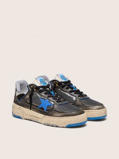 Golden Goose Mens Forty2 In Black Foam Rubber And Leather With Tpu Star And Black Leather Heel Tab Mens