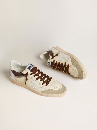 Golden Goose Mens Ball Star Ltd In Nappa With Nappa Star And Leather Heel Tab Mens