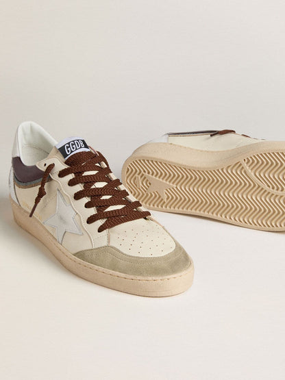 Golden Goose Mens Ball Star Ltd In Nappa With Nappa Star And Leather Heel Tab Mens