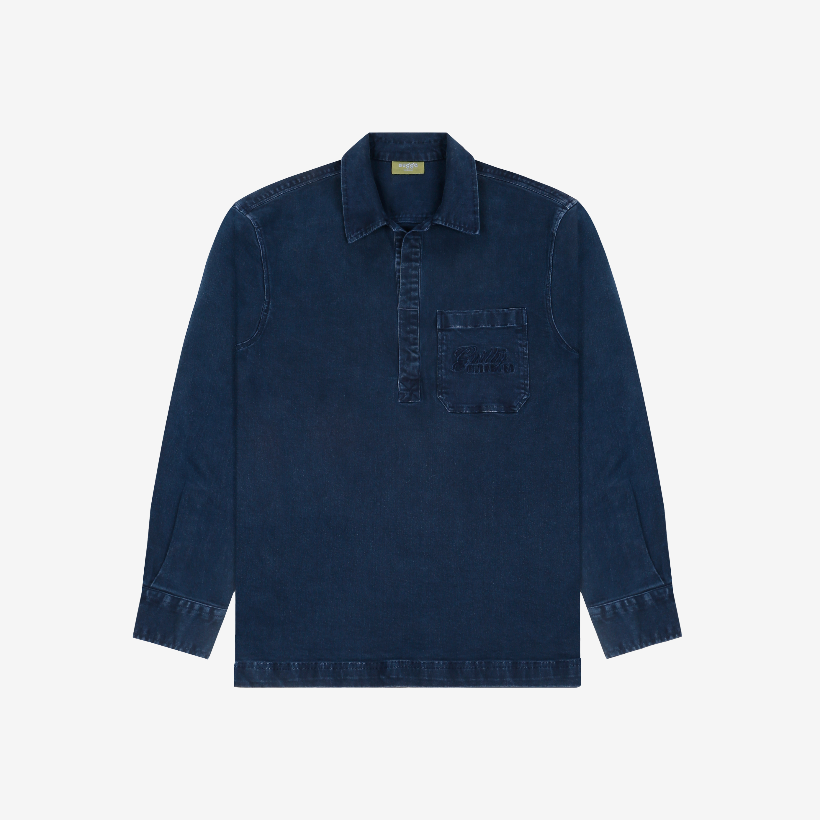 Guilty Pleasure Denim Pullover In Blue