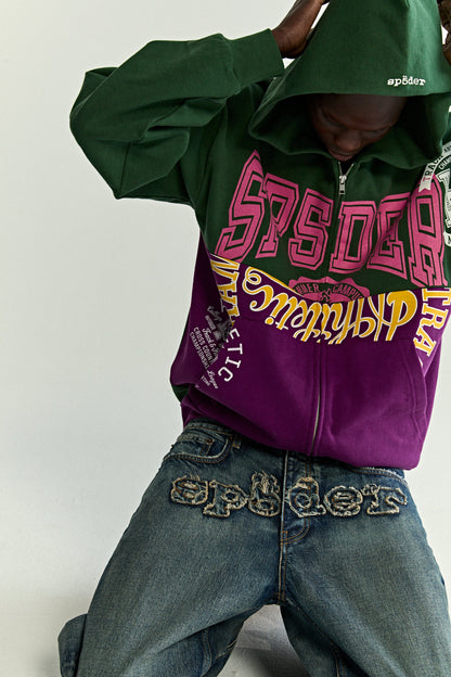 Sp5der Campers Field ZIP UP Hoodie