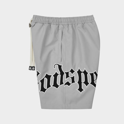 Godspeed OG Logo Nylon Shorts (Grey)