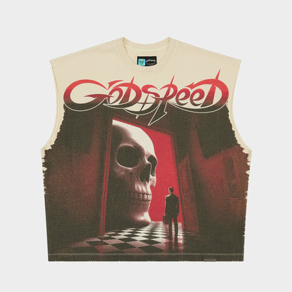 Godspeed Fate’s Doorstep Sleeveless T-Shirt (Bone)