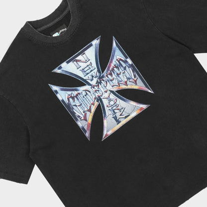 Godspeed Chrome Motto T-Shirt (Black Wash)