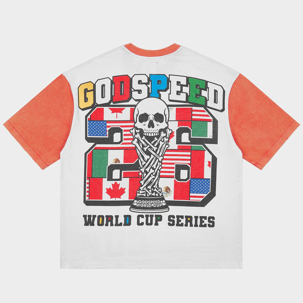 Godspeed '26 GSWC Vintage T-Shirt (White / Red)