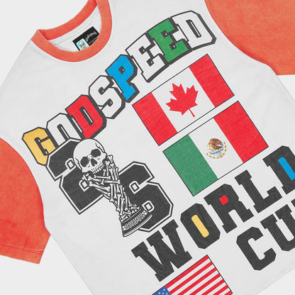 Godspeed '26 GSWC Vintage T-Shirt (White / Red)