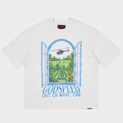 Godspeed Helipad Dreams T-Shirt (Bone)